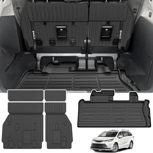 Vista 33 de Forro de carga para Jeep Compass/Patriot 2007-2016 y 2007-2012 Dodge Caliber, alfombras de carga para todo clima para accesorios de Compass
