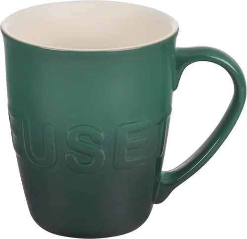 Vista 2 de Le Creuset - Taza de cerámica extra grande de 20 onzas con logo, alcachofa