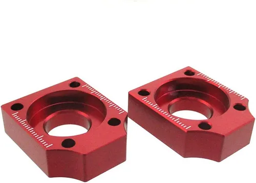 Vista 4 de DJ-Motor Bloques ajustadores de tensor de eje de rueda de cadena de 0.591 in para 125 cc, 140 cc, 150 cc, 160 cc, 190 cc, Pit Dirt Bike