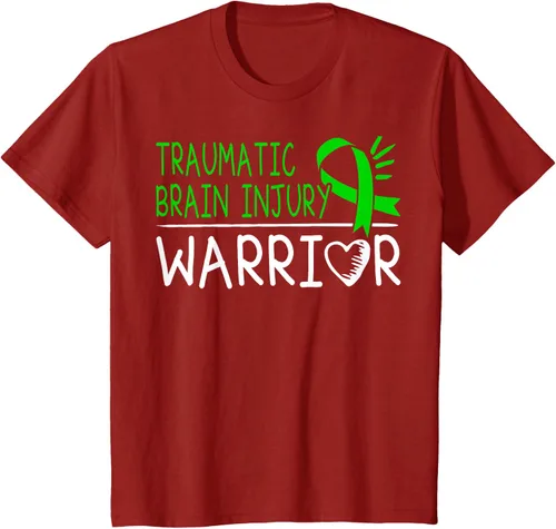 Vista 58 de Camiseta de lesión intracraneal - Camiseta de conciencia TBI, Negro, S