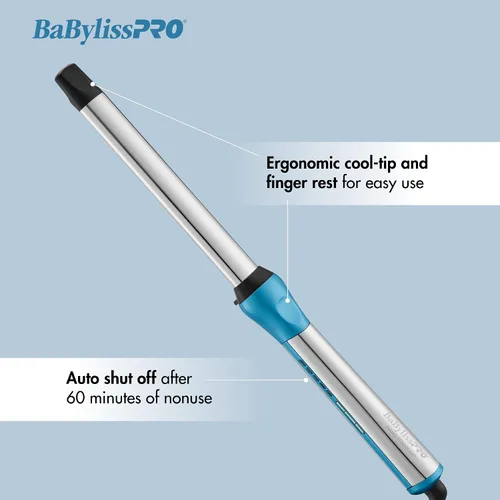 Vista 2 de BaBylissPRO Varita rizadora ovalada de titanio nano para todo tipo de cabello