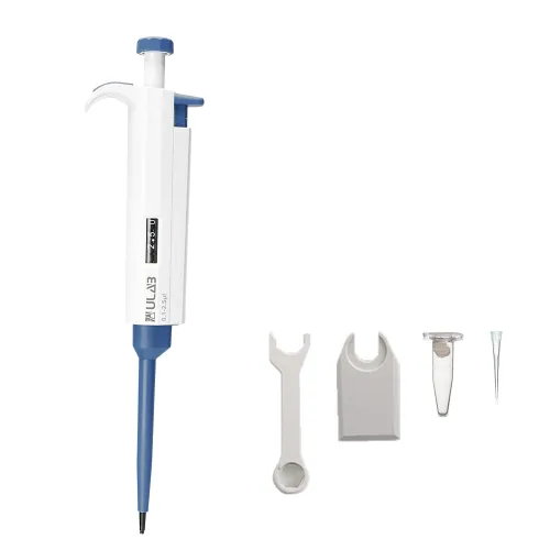Vista 3 de ULAB Pipetador de un solo canal, micro pipetas de volumen ajustable, Vol.Range.0.1-2.5μl, ULH1015