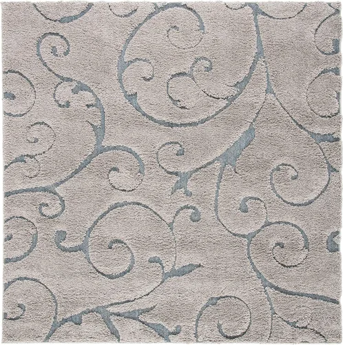 Vista 42 de SAFAVIEH Florida Shag Collection - Alfombra decorativa, 2 x 3 pies, color crema y beige, diseño de volutas, no desprende pelusa y fácil de limpiar
