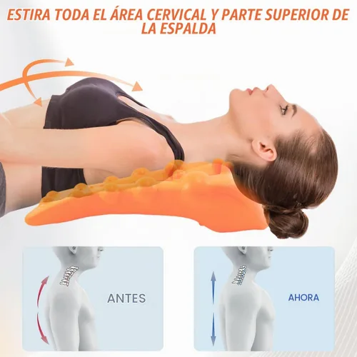 Vista 5 de Masajeador de punto gatillo trapecio, herramienta de liberación suboccipital, corrector de postura para dolor de cuello y hombro, corrector