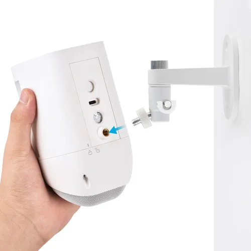 Vista 4 de Soporte de anillo para cámara de emergencia, ángulo ajustable para interior/exterior para anillo de foco con cable, anillo de foco de batería