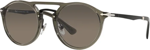 Vista 2 de Persol PO3264S - Gafas de sol redondas MieleAzul Antiguo