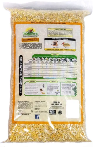 Vista 6 de Wagner's 62006 Mezcla de 20 libras del medio oeste y 18542 alimento para pájaros silvestres de maíz agrietado de 10 libras