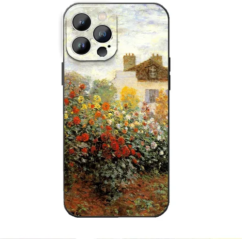 Vista 10 de Funda para iPhone 13 Pro, diseño de arte estético, Van Gogh con flores de almendra, funda para teléfono a prueba de golpes, para mujeres y niñas