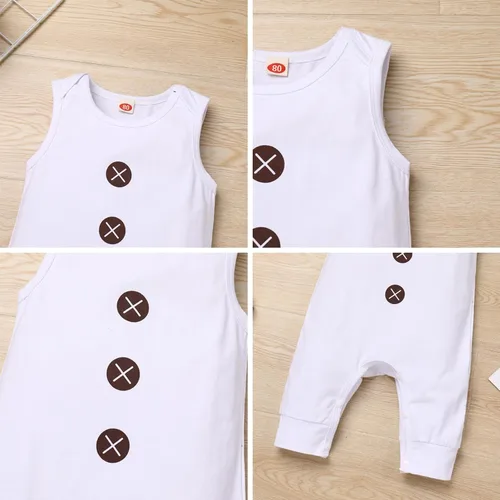 Vista 5 de FYMNSI Traje de bebé niño para un primer cumpleaños, mameluco de león + diadema con corona + cola de Halloween, disfraz de pastel para sesión