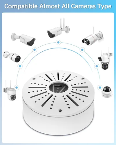Vista 3 de WEILAILIFE Compatible con casi todos los tipos de cámaras: caja de conexiones universal para cámara, soporte de montaje de caja de conexiones