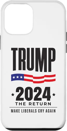 Vista 16 de iPhone 13 Pro Max Trump 2024 - The Return - Make Liberals Cry Again - Funda de elección