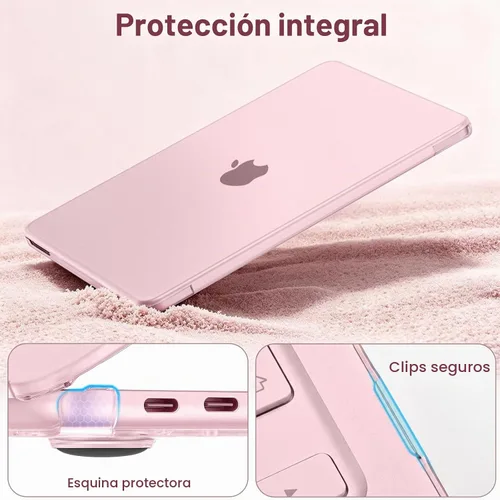 Vista 2 de MOSISO Funda compatible con MacBook Neo de 13 pulgadas versión 2026 A3404 Rubor