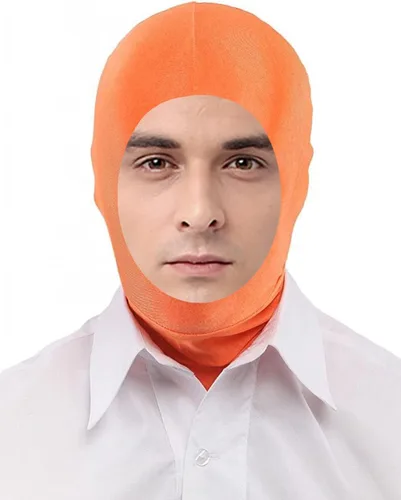 Vista 26 de Seeksmile Zentai - Máscara capucha unisex de licra elastano