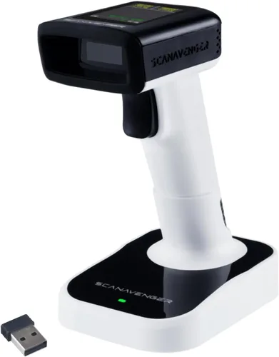 Vista 14 de ScanAvenger Escáner de Código de Barras Bluetooth Inalámbrico Portátil 1D&2D con Soporte Bluetooth: Escáner de Mano 3-en-1, Inalámbrico, Pistola