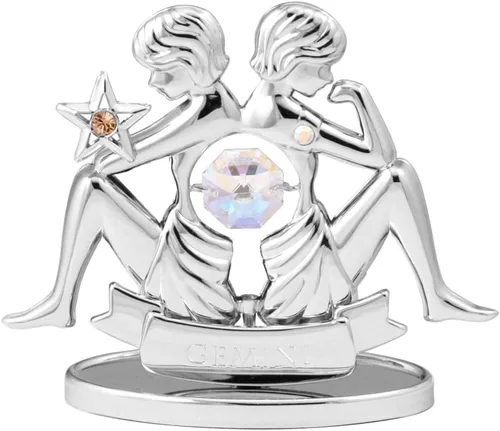Vista 11 de CRYSTOCRAFT Regalo de sagitario, adorno de constelación con cristal austriaco, adorno de cristal de signo del zodiaco, colección de decoración