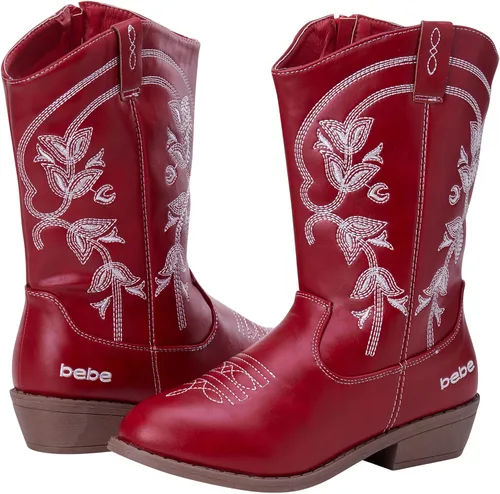 Vista 3 de Bebe Botas vaqueras para niñas botas vaqueras clásicas del oeste niñoniña Coñac