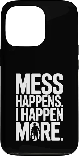 Vista 10 de Mess Happens I Happen More Funny Toddler Chaos Case for iPhone 17