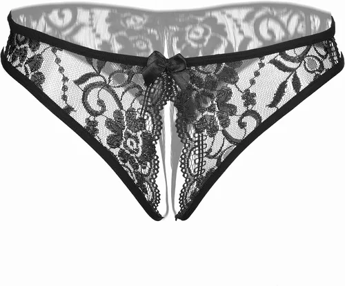 Vista 2 de Justgoo Womens Sexy G-String Lace Thongs Panties Underwear Low Rise T-Back Underpants