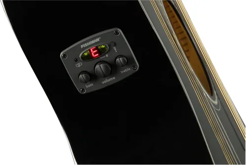 Vista 10 de Fender CC-60SCE Concert Cutaway - Guitarra acústica con 2 años de garantía, color negro