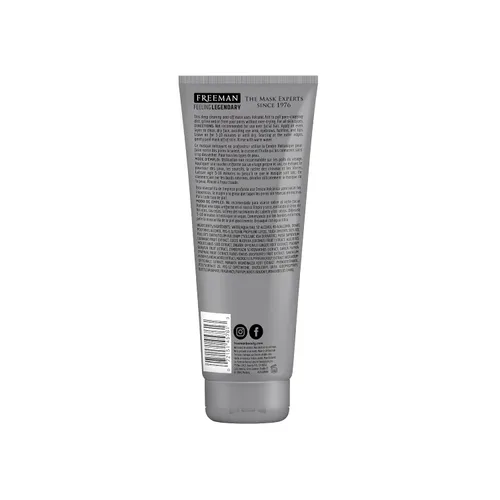 Vista 6 de FREEMAN Mascarilla facial de gel pelable de ceniza volcánica, limpieza profunda, elimina la suciedad de los poros, no se seca demasiado, fácil