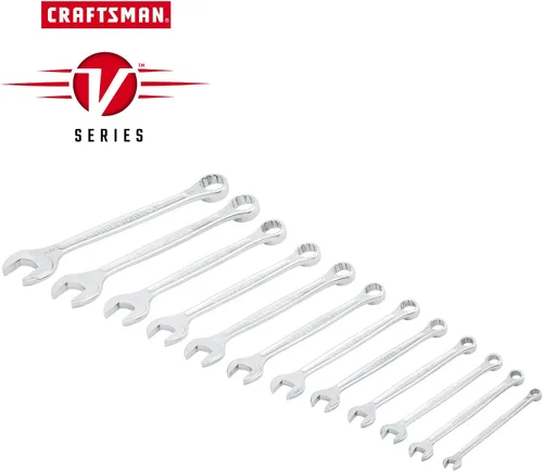 Vista 2 de CRAFTSMAN V-SERIES Juego de llaves combinadas, SAE, 12 piezas (CMMT87300V)