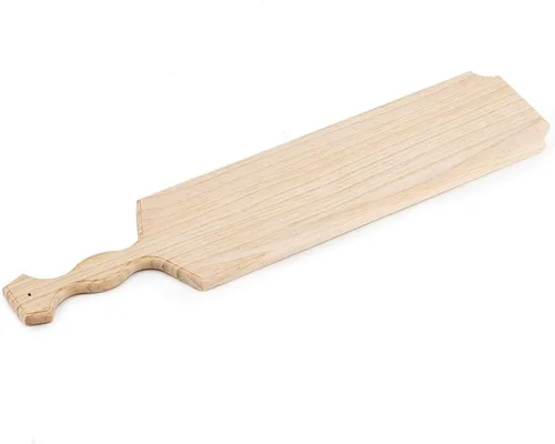 Vista 9 de Remo de Hermandad 38 cm, Remo de Pino Sin Terminar, Remo de Madera Sólida para Hermandades Griegas