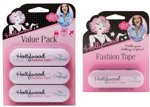 Vista 16 de Hollywood Fashion Secrets Cinta de moda de doble palo, 18 tiras x 1 paquete