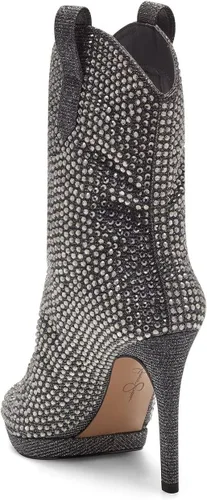 Vista 5 de Jessica Simpson Botines estilo Western Vianne con diamantes de imitación y tacón de aguja para mujer