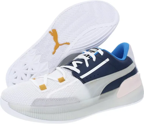 Vista 2 de PUMA Zapatos deportivos de baloncesto Clyde Hardwood para hombre, multicolor