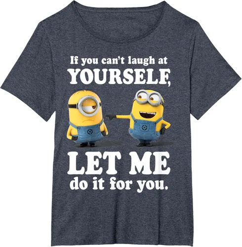 Vista 85 de Camiseta gráfica de Minions de Mi villano favorito: Ríete de ti mismo Negro