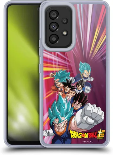 Vista 315 de Head Case Designs Funda de gel con licencia oficial de Dragon Ball Super Group Future Trunks Arc Characters [protección de grado militar] compatible