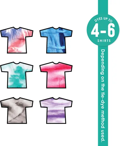 Vista 5 de S.E.I. Botella de Spray de Tie Dye del 4 de Julio: 2oz. Spray de Tinte para Tela No Tóxico, Tinte Permanente para Ropa DIY, Un Paso, Suministros