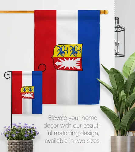 Vista 8 de Schleswig Holstein - Bandera de casa – Estados regionales de Alemania Central Europa Territorio de la antigua historia del país – Cartel decorativo