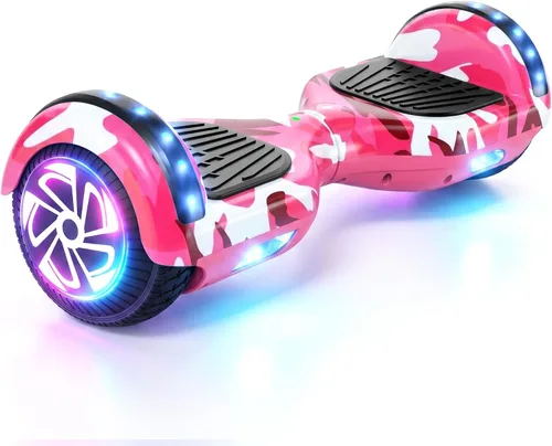 Vista 26 de LIEAGLE Hoverboard, All-Terrain Self-Balancing Scooter All Age Groups 01—6.5" Negro
