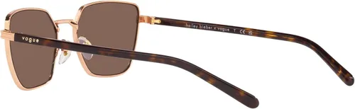 Vista 4 de Vogue Eyewear Woman Sunglasses Gunmetal Frame, Dark Green Lenses, 53MM