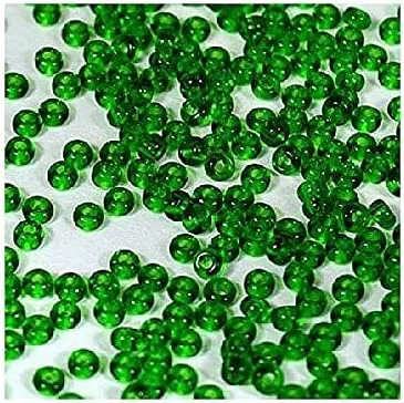 Vista 3 de Cuentas de semillas Rocailles PRECIOSA de 0.71 oz 8/0, con forro de cristal plateado Cristal plateado forrado (78102)