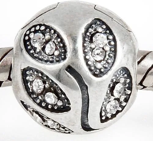 Vista 3 de Abalorio con forma de estrella de plata de ley 925, 100 % auténtica para pulseras Pandora