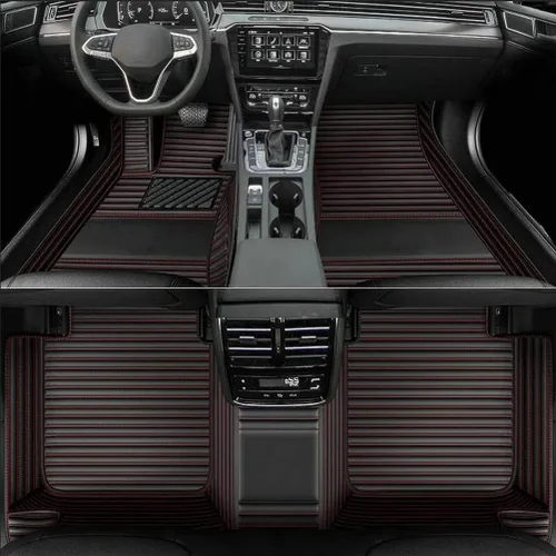 Vista 40 de Alfombrillas personalizadas para Prado Sedan 2000-2023, cobertura completa de accesorios para piso interior del vehículo (beige)