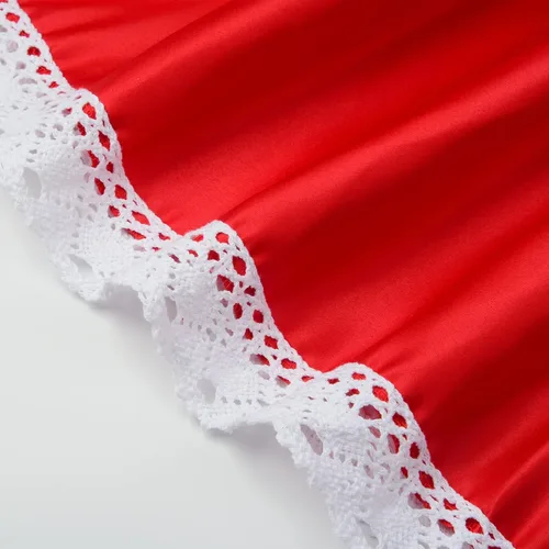 Vista 7 de Melaura Disfraz de caperucita roja para niñas trajes de Halloween para concurso de cosplay