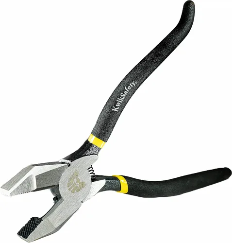 Vista 7 de KwikSafety - Charlotte, NC - PINZA Alicates de ferretería Alicates de corte diagonal de alta resistencia, cabeza en ángulo, barras de refuerzo