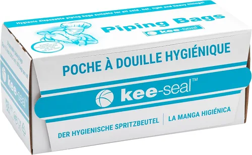 Vista 9 de KEE-SEAL - Bolsas desechables para repostería, con superficie exterior apretada, interior de flujo suave, fácil perforación de desgarro, práctica