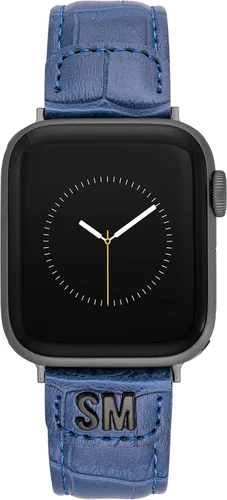 Vista 13 de Steve Madden Correa de moda de grano de cocodrilo para Apple Watch