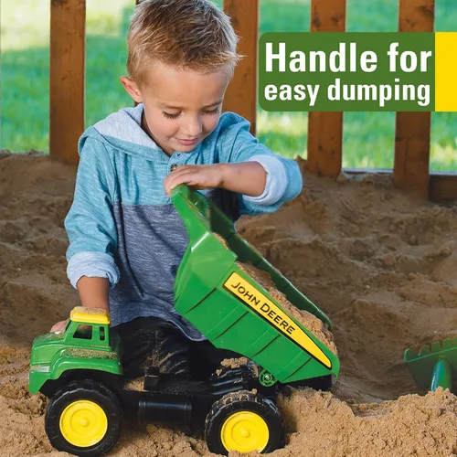 Vista 7 de John Deere Juguete de camión volquete Big Scoop con herramientas, para edades de 3 a 5 años