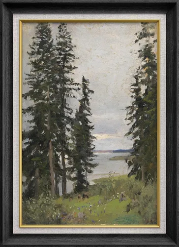 Vista 67 de SIGNWIN Arte de marco de alta calidad, elegante, vintage, ilustraciones de dibujo de árbol, arte fino, arte tradicional icónico para sala de estar