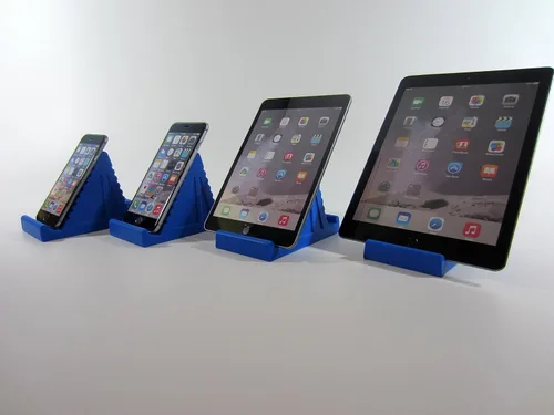 Vista 8 de TabletProp - Soporte universal suave y flexible para tableta, lector electrónico y teléfono inteligente, silicona de grado superior (azul)