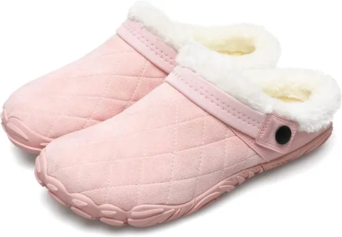 Vista 2 de Besroad - Pantuflas mullidas para mujer y hombre, esponjosas, cómodas, de espuma viscoelástica, para dormitorio