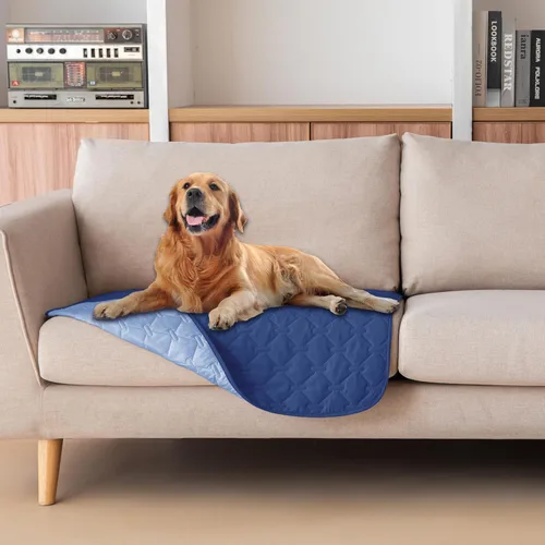 Vista 108 de gogobunny Manta para mascotas 3 veces más resistente, impermeable y a prueba de arañazos; protector de muebles reversible para perros y gatos, funda