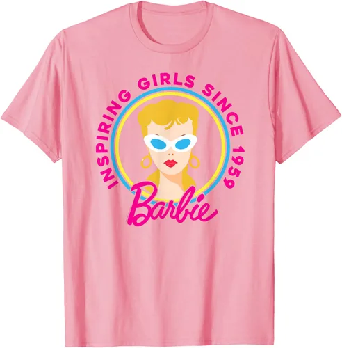 Vista 60 de Barbie - Camiseta inspiradora del 60 aniversario para niñas desde los 59 Negro