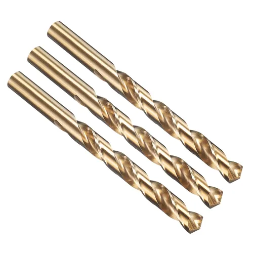 Vista 99 de PATIKIL Broca Jobber de 0.039 in, vástago recto M35 cobalto 5% acero de alta velocidad 135° acabado dorado para metal duro de acero inoxidable - 2