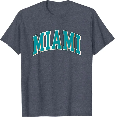 Vista 60 de Miami - Hometown Pride - Diseño retro - Camiseta clásica